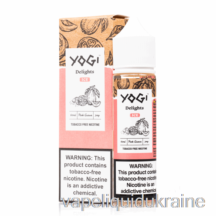 Vape Ukraine Pink Guava Ice - Yogi Delights - 60mL 3mg